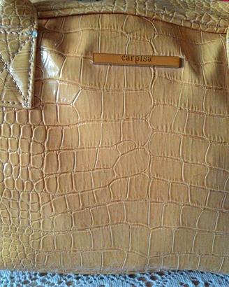 Borsa carpisa effetto pitonata