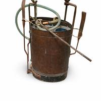 Antico Irroratore a Spalla in Rame – Pompa Agricol