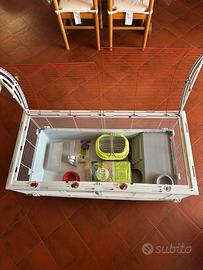 Gabbia per coniglio 120x60