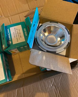 N. 6 Lampade LED marino cristal