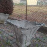 coppia vasi da giardino da villa del 800 milanese 