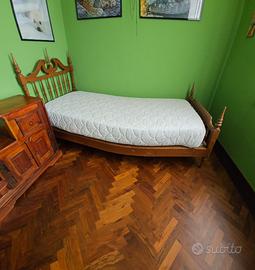 Letto singolo con materasso