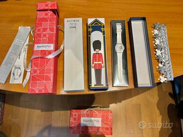 OROLOGIO SWATCH DA COLLEZIONE CORREDO COMPLETO