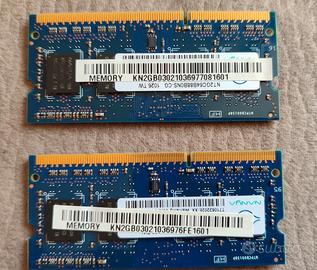 RAM DDR 3 per PC e Notebook 