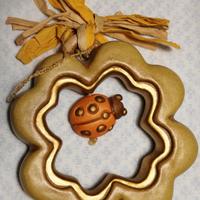 Thun addobbo quadrifoglio con coccinella 