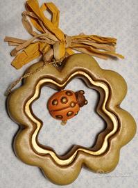 Thun addobbo quadrifoglio con coccinella 