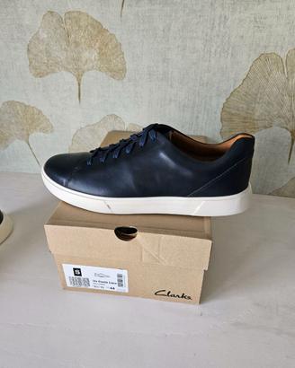 Scarpe uomo Clarks, colore Blu navy, taglia 44.