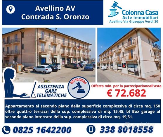 Appartamento di circa 150 mq con box ad Avellino