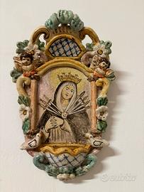 Acquasantiera madonna addolorata