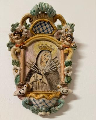 Acquasantiera madonna addolorata