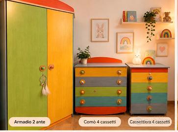 FOPPAPEDRETTI CAMERETTA COMPLETA TRASFORMABILE