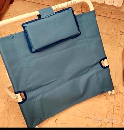 Alzacuscino letto anziani Termigea schienale barre