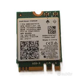 Scheda di Rete Intel Dual Band Wireless-AC 3168