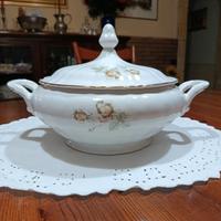 grande zuppiera vintage in ceramica Laveno