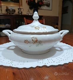 grande zuppiera vintage in ceramica Laveno