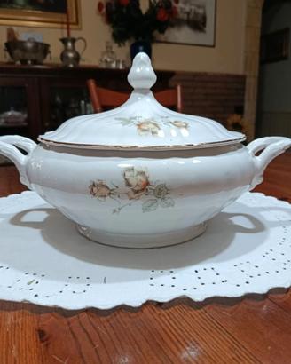 grande zuppiera vintage in ceramica Laveno