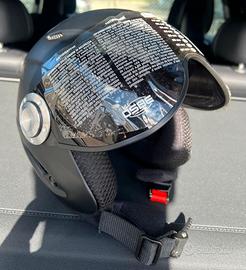 casco da sci "osbe" con mascherina usato una volta