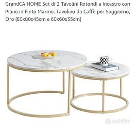 Tavolini rotondi da salotto