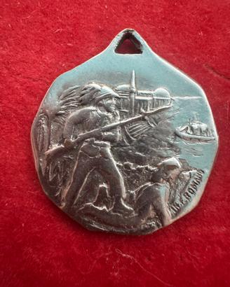 Medaglia in metallo Caduti della Tripolitania