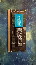 Ram DDR5 16GB SODIMM - CRUCIAL