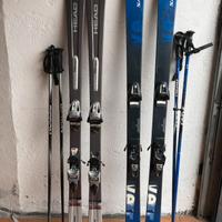 Sci HEAD + SALOMON con bastoncini