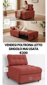 Poltrona letto singolo MAKA