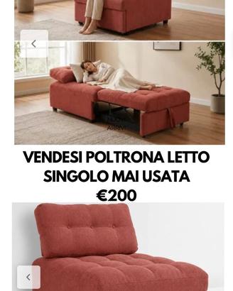 Poltrona letto singolo MAKA