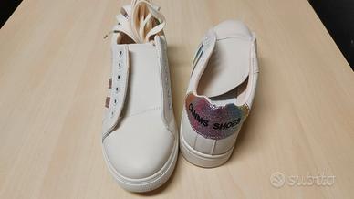 2 paia Sneakers: Bianco + Nero
