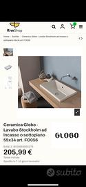 Lavabo globo 55x34