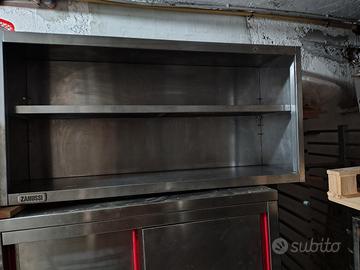 2 Pensili a giorno inox