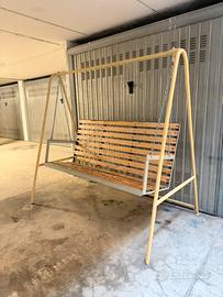Dondolo in ferro battuto