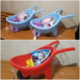 Lotto 3 Carriole per bambini con accessori nuove