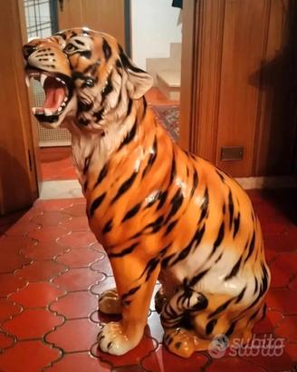 Tigre in ceramica italiana vintage (anni ’60-’70)