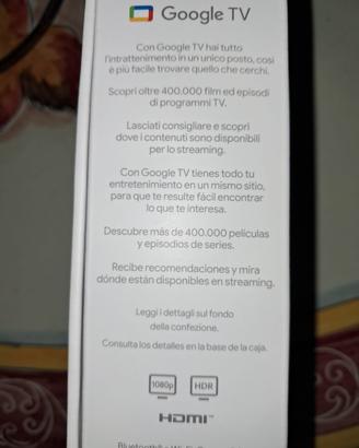 Chromecast con Google TV