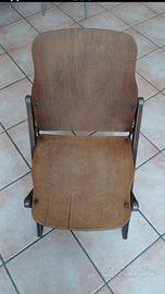Sedia pieghevole dell'esercito americano anni 40