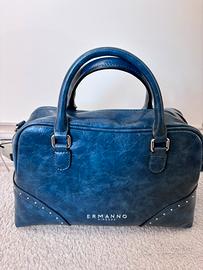 Bauletto celeste Ermanno Scervino nuovo