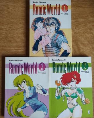 Rumic World 1-3 Completo Rumiko Takahashi Manga