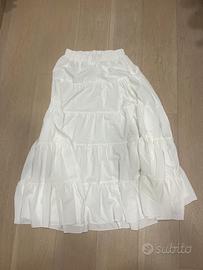 Gonna bianca lunga