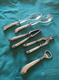 set di posate d'argento