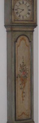 Antico orologio friulano finemente dipinto