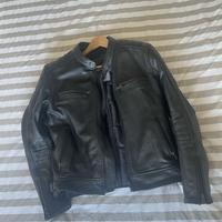 Giacca moto pelle Carburo TWISTER Marrone