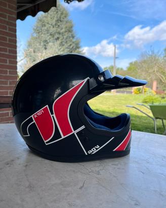Casco AGV X101 d epoca nero 58 Cross regolarità