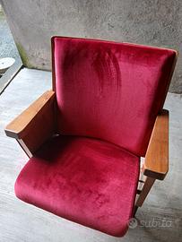 poltrona cinema vintage