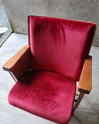 poltrona cinema vintage