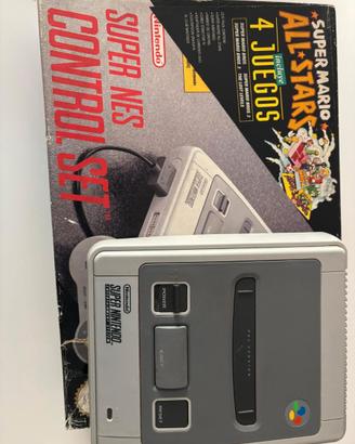 Super Nintendo SNES –Console originale con scatola