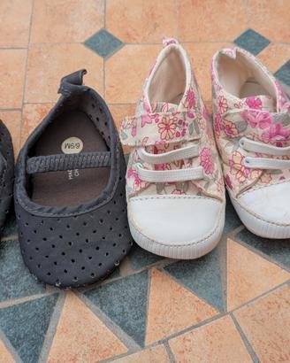 scarpe bambina 3/9 mesi 