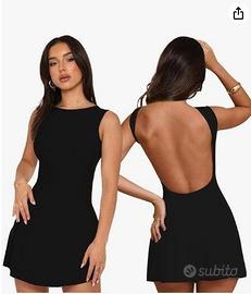 Vestito Corto da Sera Senza Maniche