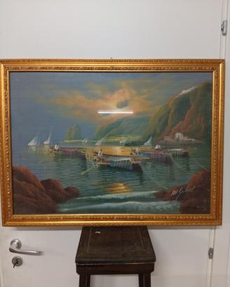 Quadro Mario Galanti olio su tela 
