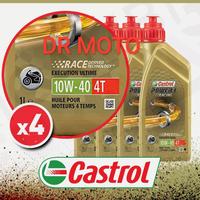 Olio moto motore castrol power 1 racing 10w40