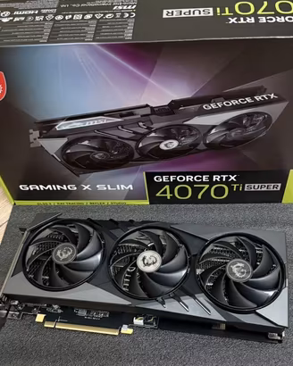 MSI GeForce RTX 4070 Ti SUPER Gaming X Slim 16GB